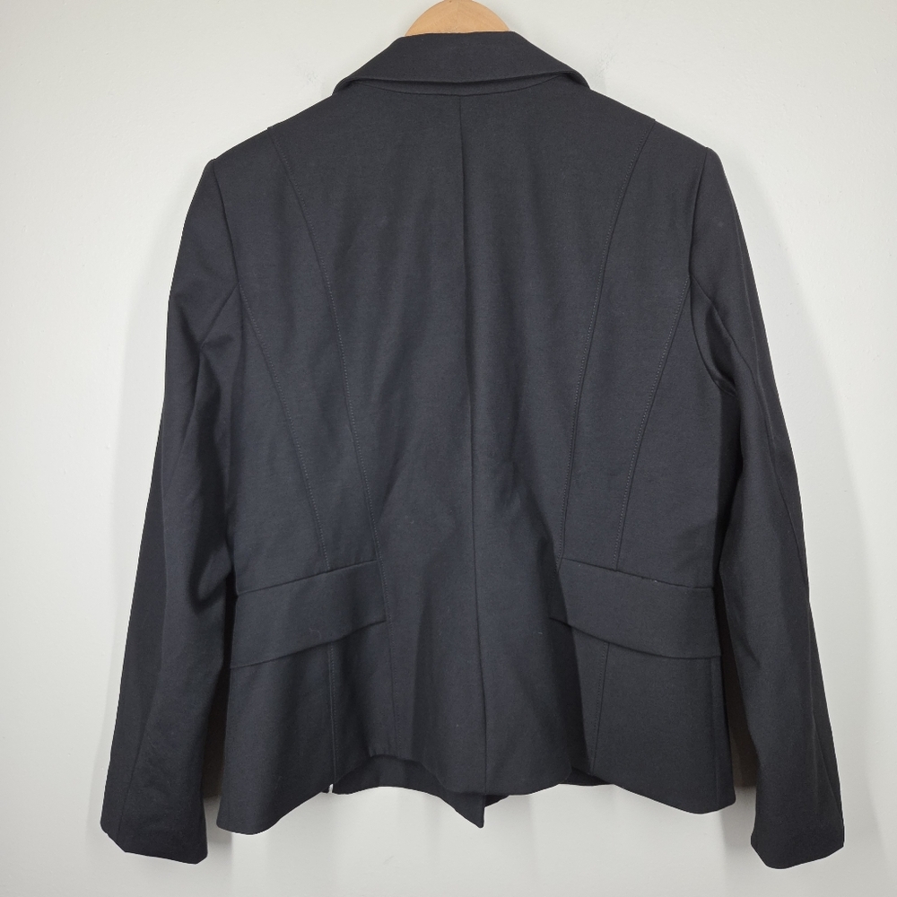 NWT WHBM Black Signature Blazer Two Buttom Stretch 18 Career Office Capsule - Picture 7 of 9